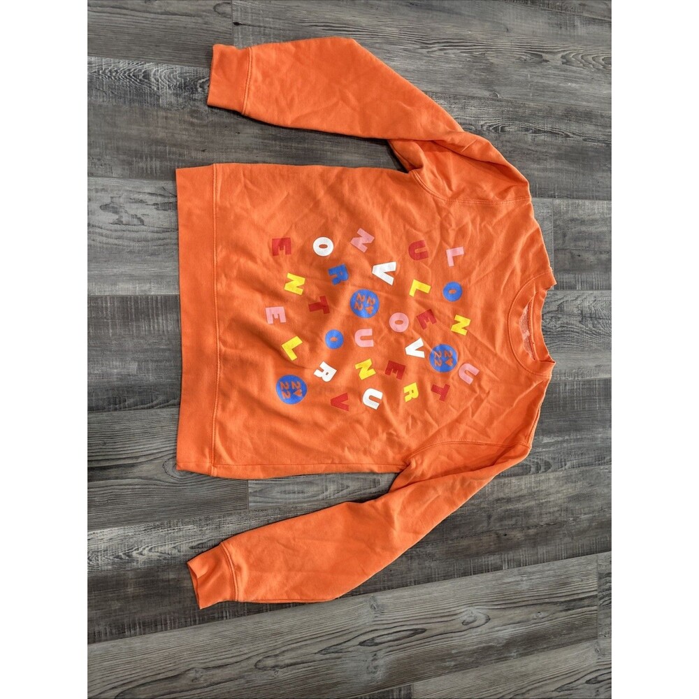 Harry Styles 2022 Love On Tour Love Soup Orange Sweatshirt Size Large